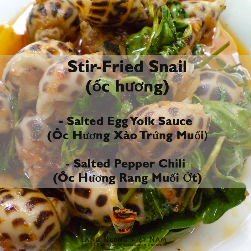 Stir Fried Snail